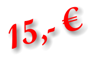 15,- €